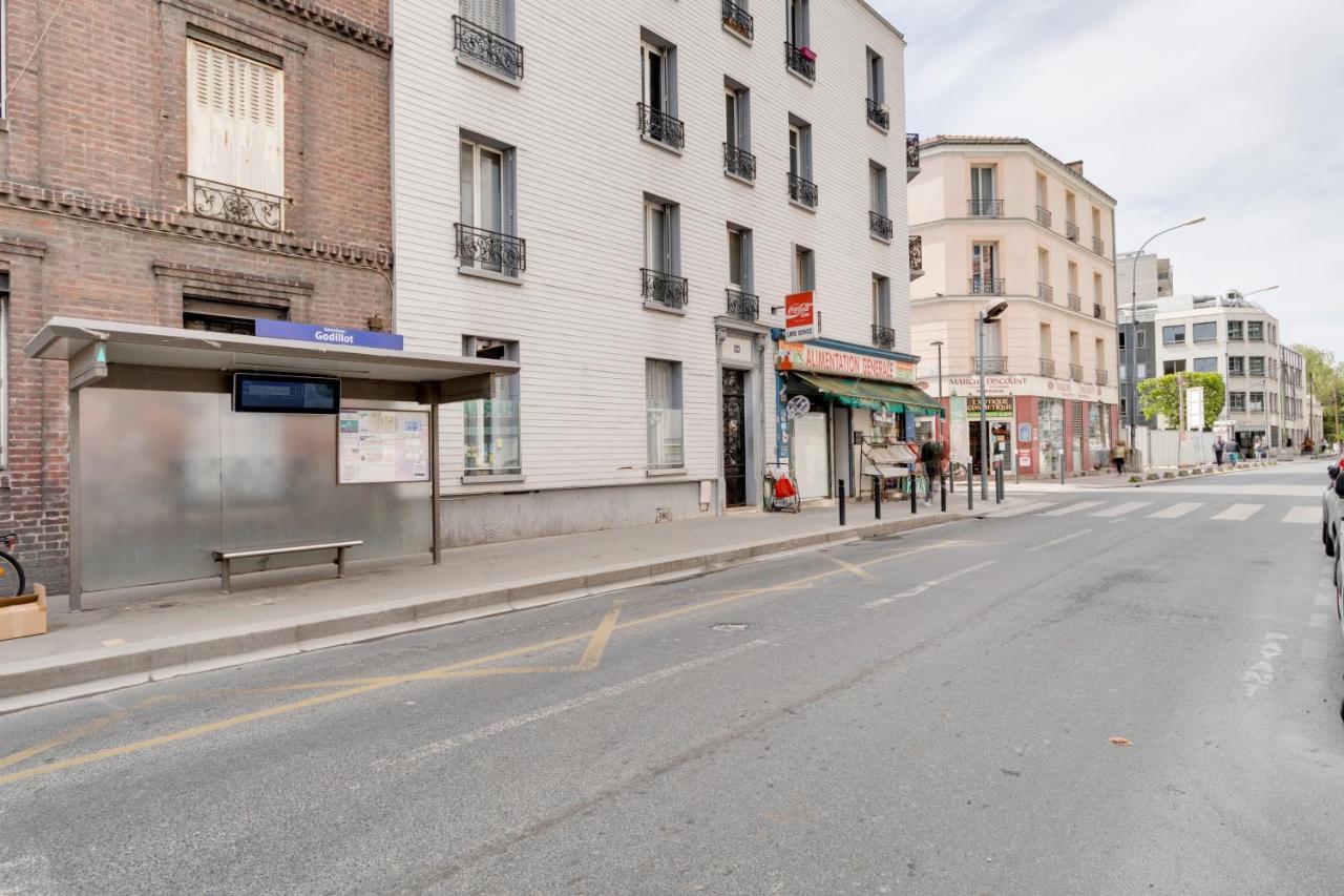 Le Chic Audonien - Cozy Nest Before Gates Of Paris - Access From Cdg & Orly Airports - Wi-Fi - Smart Tv Apartment Saint-Ouen  Ngoại thất bức ảnh
